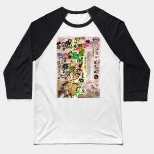 Urban Style Street Stickers Tag Baseball T-Shirt